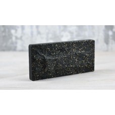 Tile socle torn rock Black "Slim Stone"