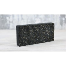 Tile socle chipped marble Black "Slim Stone"