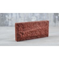 Tile socle torn rock Red "Slim Stone"