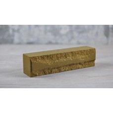 Цегла блискавка половинка стінова Гірчичний "Slim Stone"