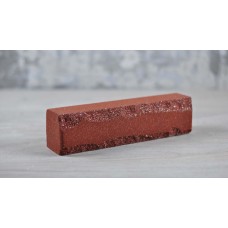 Цегла блискавка половинка стінова Червоний "Slim Stone"