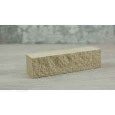 Brick chipped marble half wall Creamy "Slim Stone"