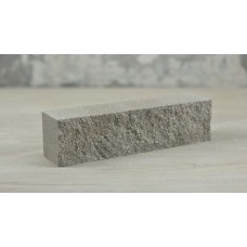 Brick chipped marble half wall Light-Gray "Slim Stone"