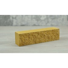 Цегла колота мармур половинка стінова Жовтий "Slim Stone"