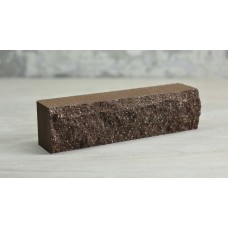 Brick torn rock half wall Brown "Slim Stone"