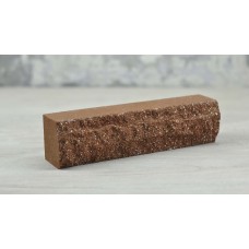 Brick torn rock half wall Light-Brown "Slim Stone"