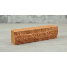 Brick torn rock half wall Peach "Slim Stone"