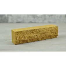 Brick torn rock half wall Yellow "Slim Stone"