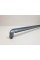 End cap for a window drain of 600 mm (Silver RAL 9006)